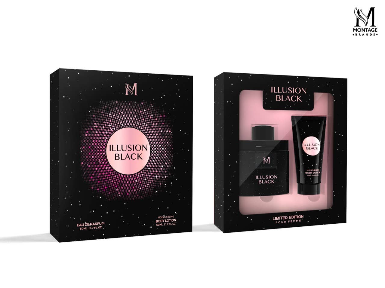SET DI PROFUMO 50ML ILLUSION BLACK M2687