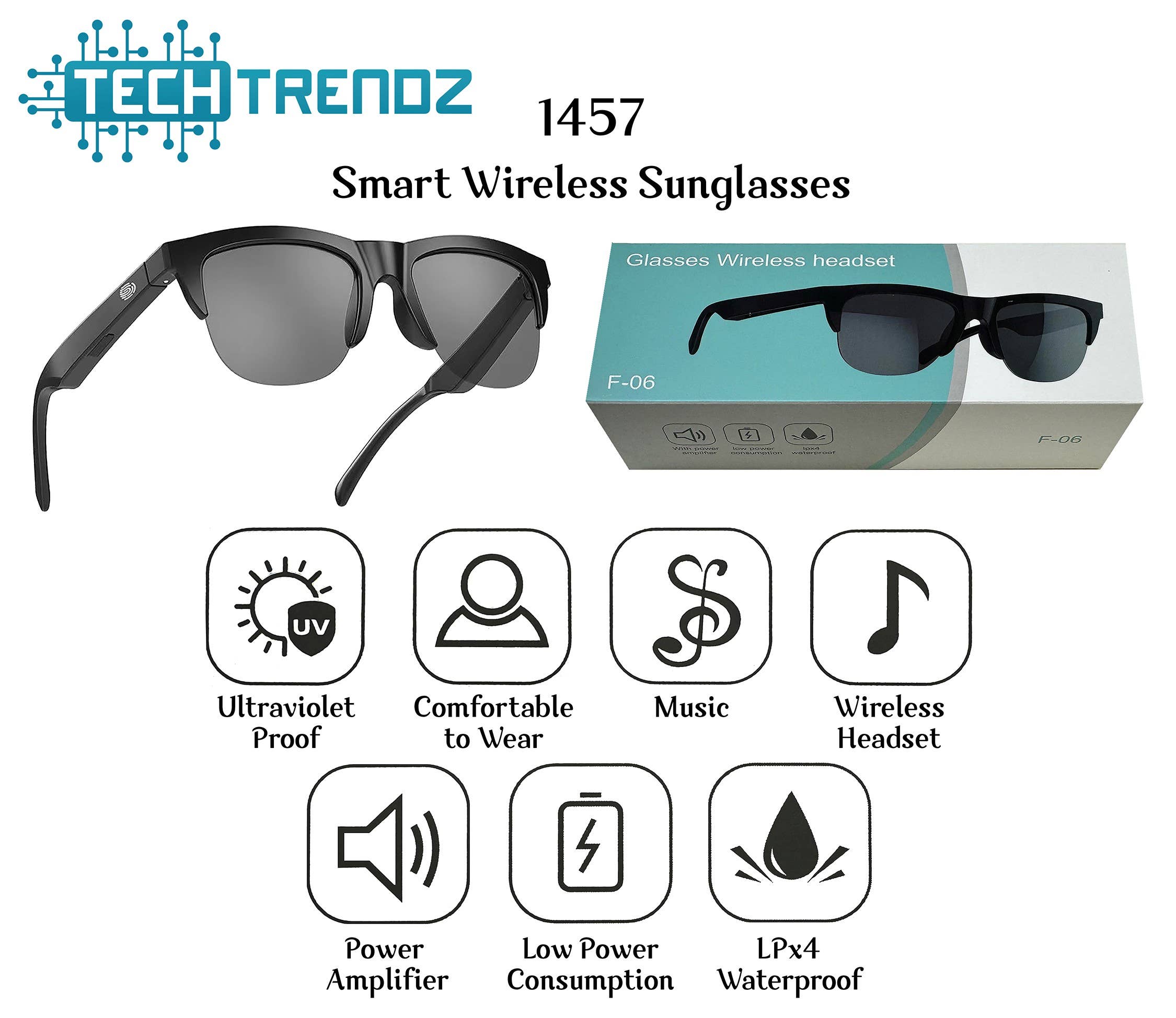 Occhiali da sole Smart Bluetooth