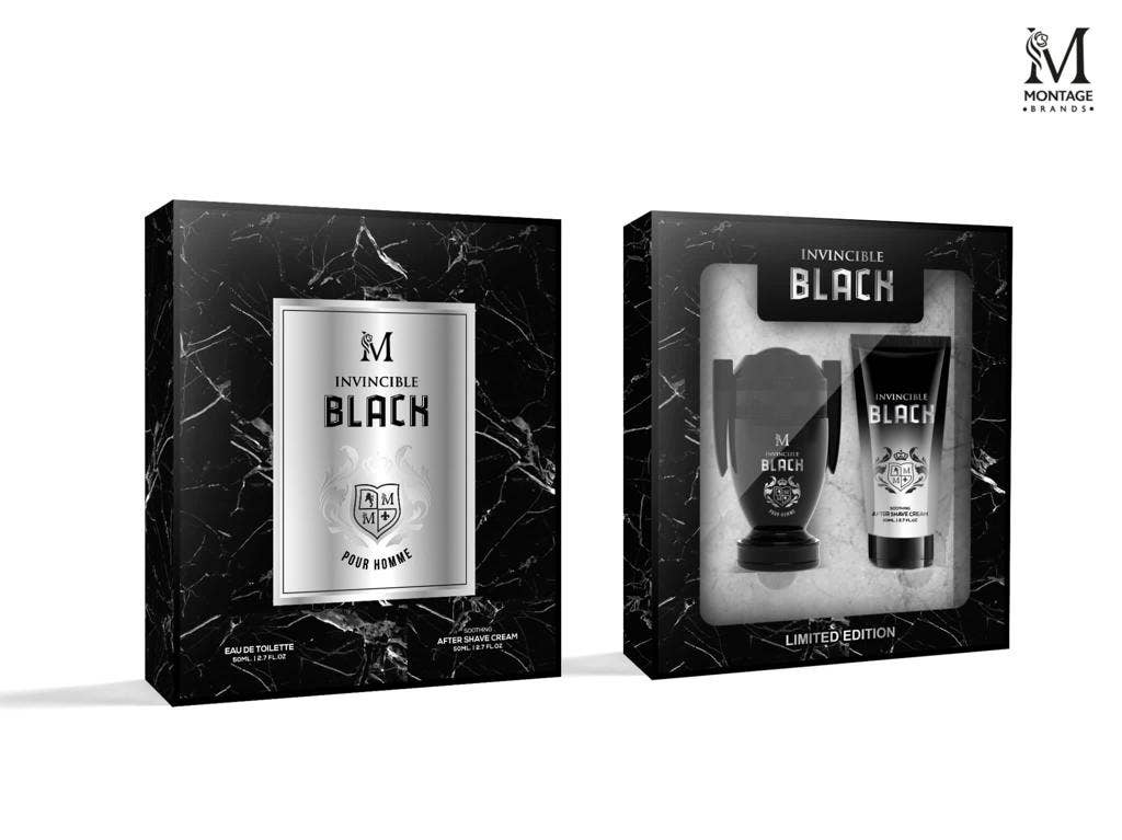 SET PROFUMO INVICIBLE BLACK